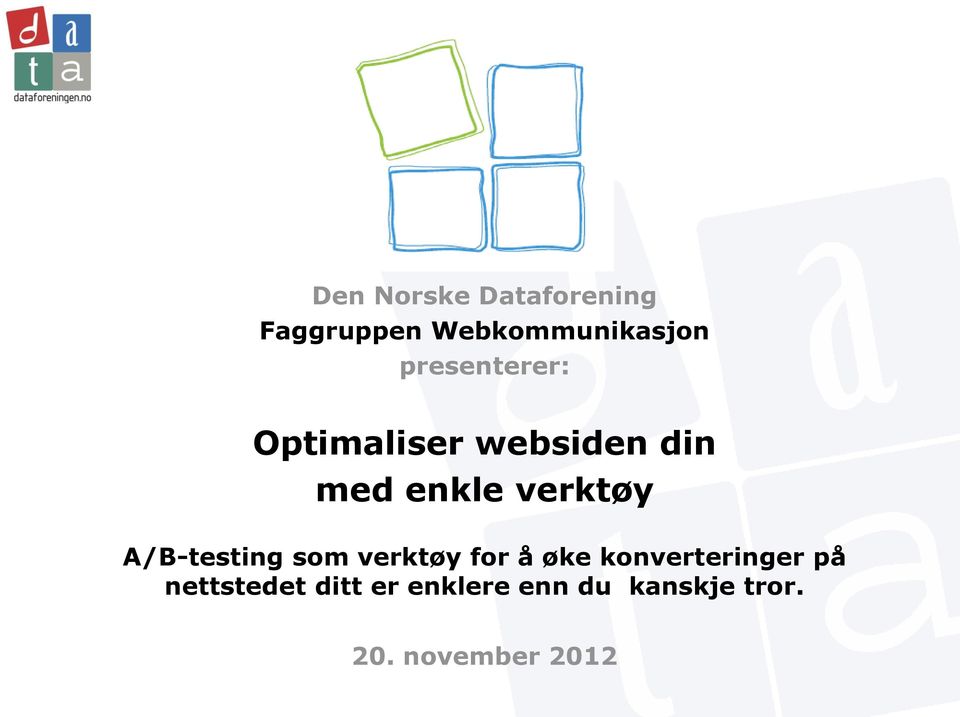 A/B-testing som verktøy for å øke konverteringer på