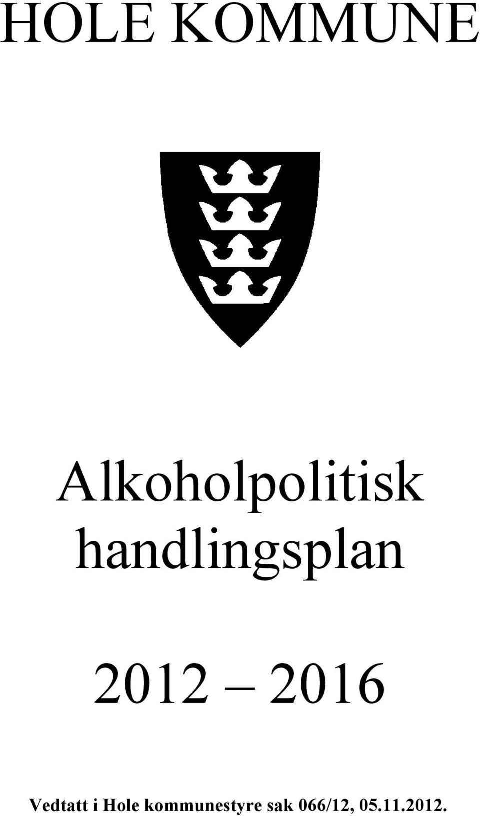 handlingsplan 2012 2016