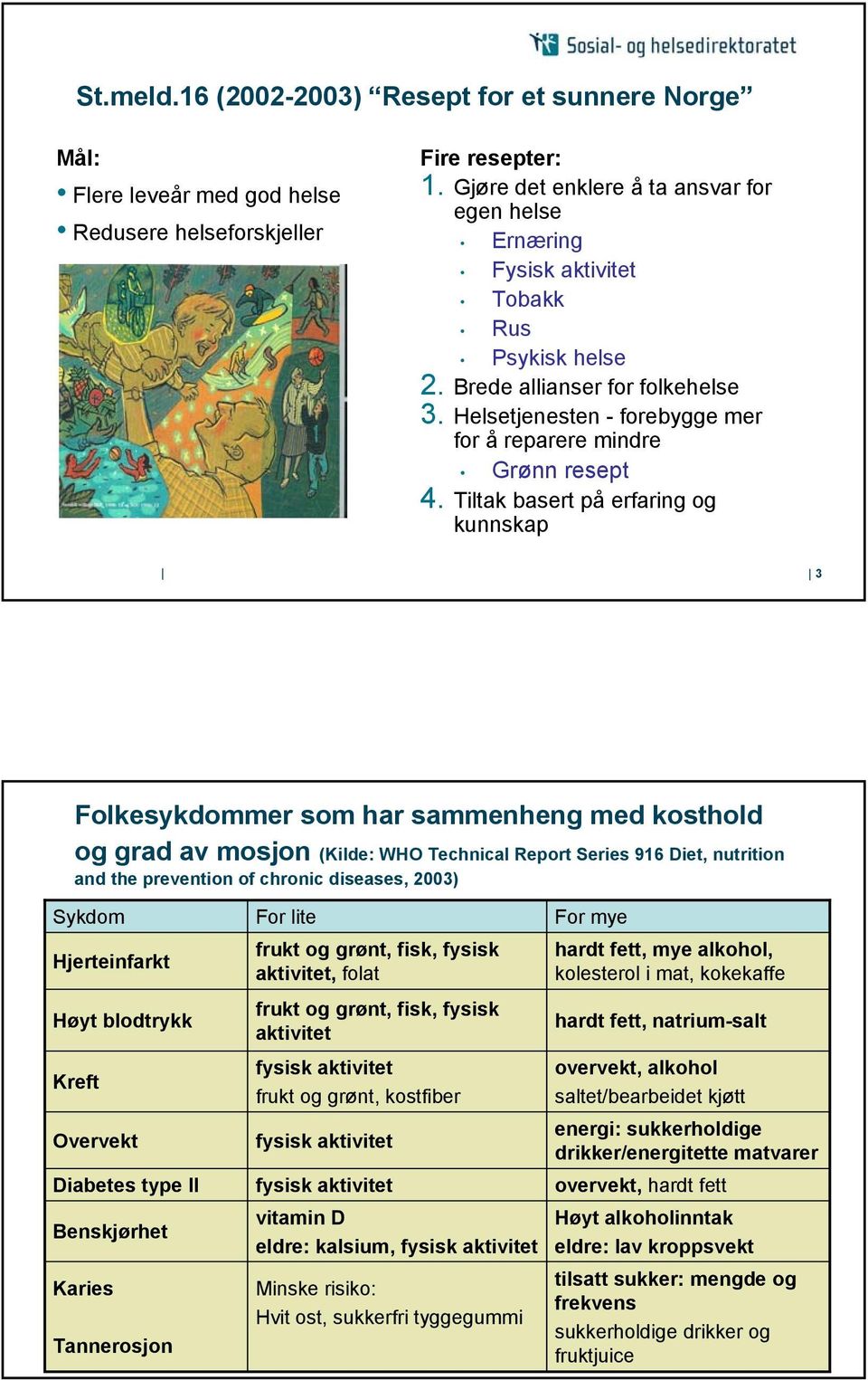 Helsetjenesten - forebygge mer for å reparere mindre Grønn resept 4.