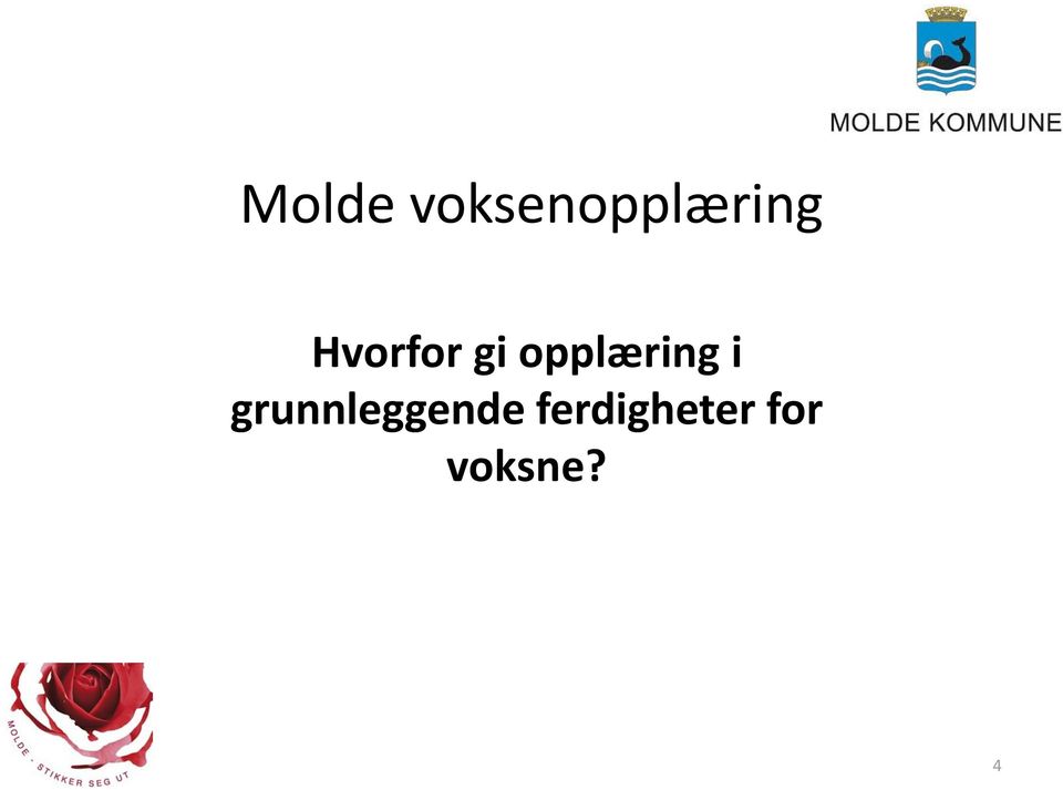 Hvorfor gi opplæring