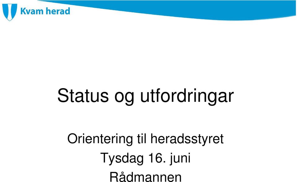 Orientering til