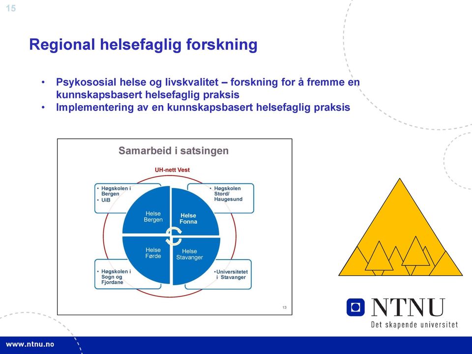 en kunnskapsbasert helsefaglig praksis