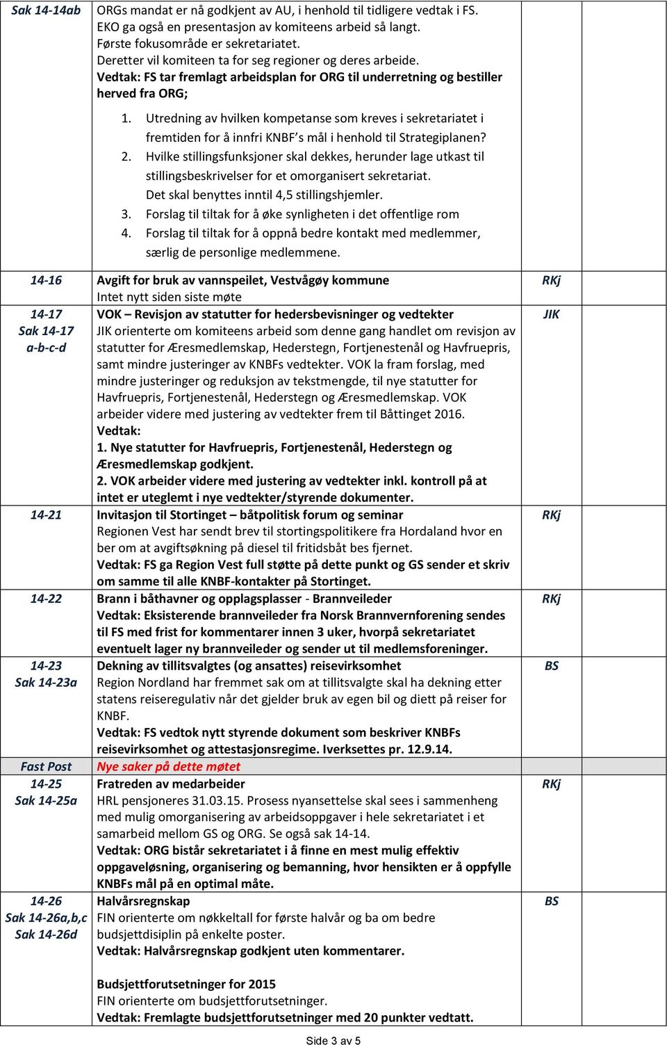 Utredning av hvilken kompetanse som kreves i sekretariatet i fremtiden for å innfri KNBF s mål i henhold til Strategiplanen? 2.