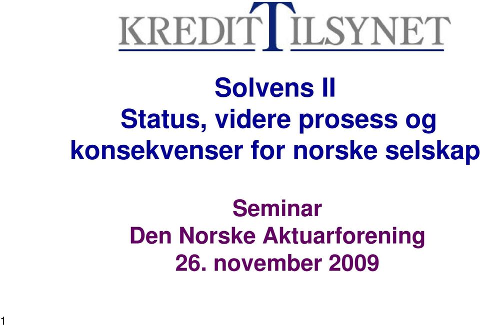 norske selskap Seminar Den