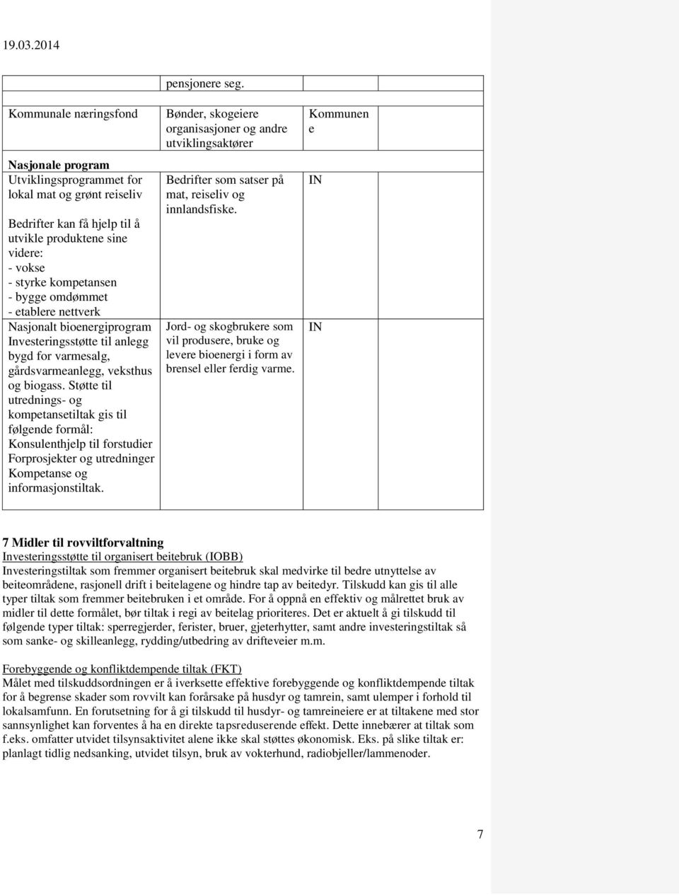 Støtte til utrednings- og kompetansetiltak gis til følgende formål: Konsulenthjelp til forstudier Forprosjekter og utredninger Kompetanse og informasjonstiltak. pensjonere seg.