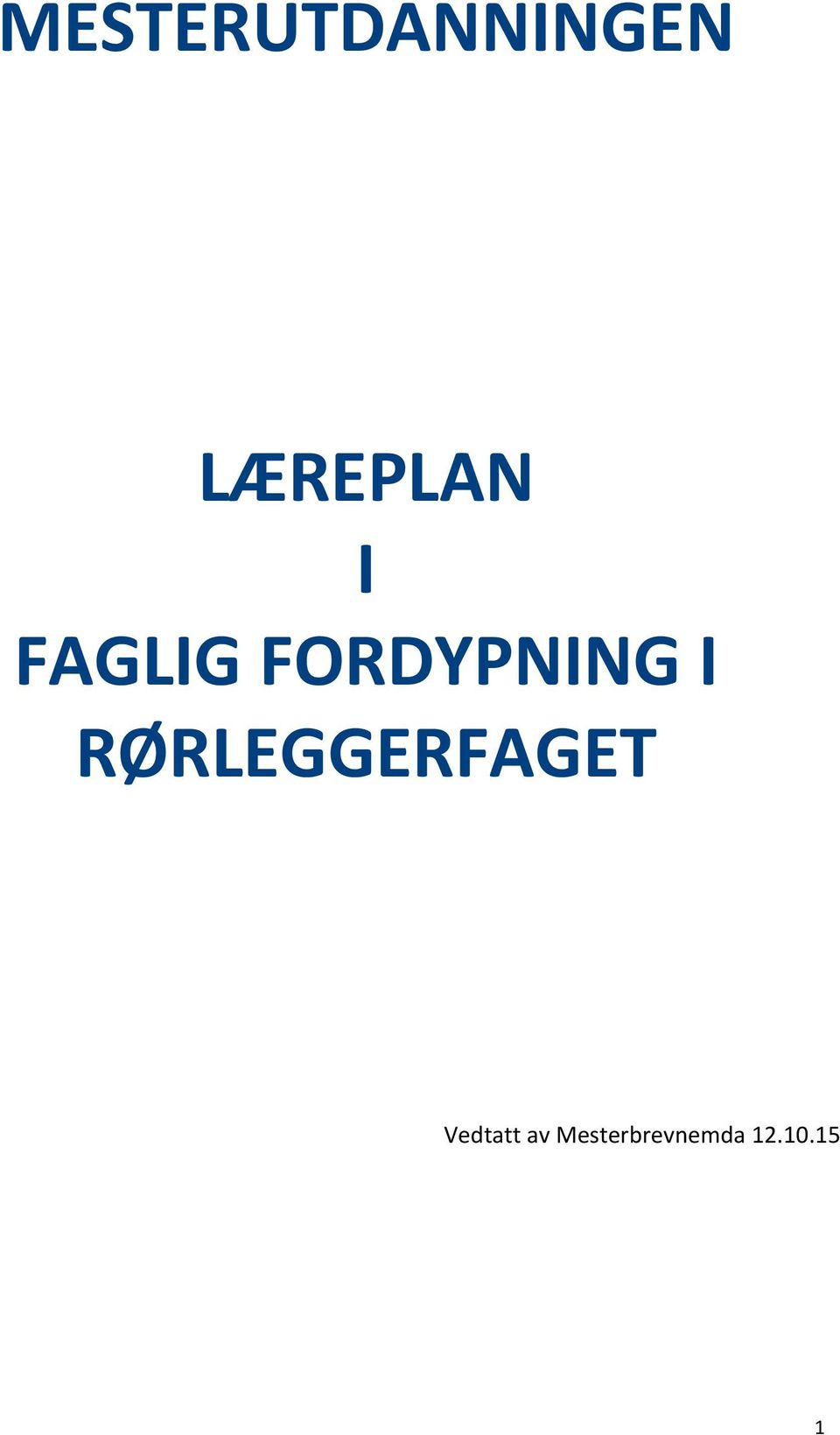 FORDYPNING I