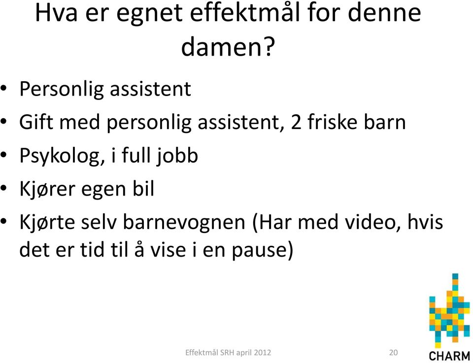 jobb Kjører egen bil Kjørte selv barnevognen (Har med video,