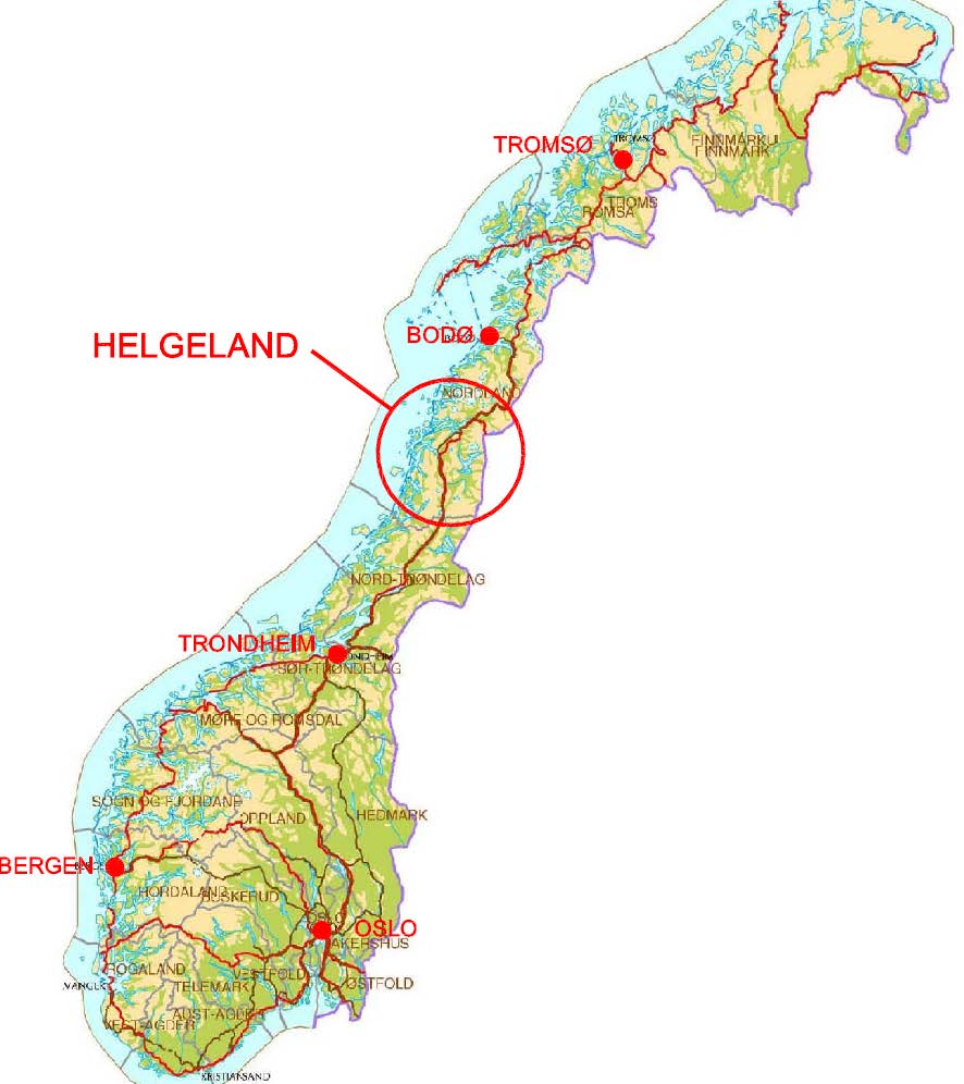 Vegpakke Helgeland 5,4 mrd kr (2014) 26 mil