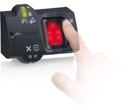 Novinky a inovácie ovládačov Geniálne ovládnutie prístupov do vašich strojov Biometrický snímač odtlačkov prstov Navrhnutý pre autorizovaný personál na obmedzenie prístupov do citlivých zón strojov,