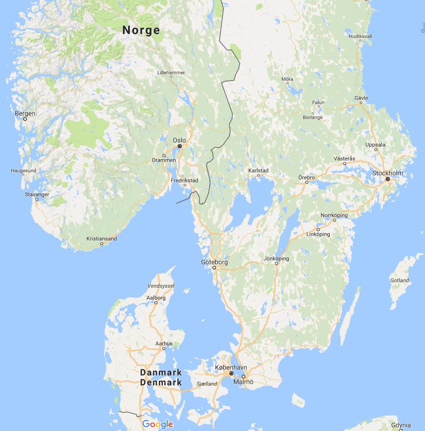 Caseområder Sunnfjord Sverige Gjøvikregionen Glåmdalsregionen