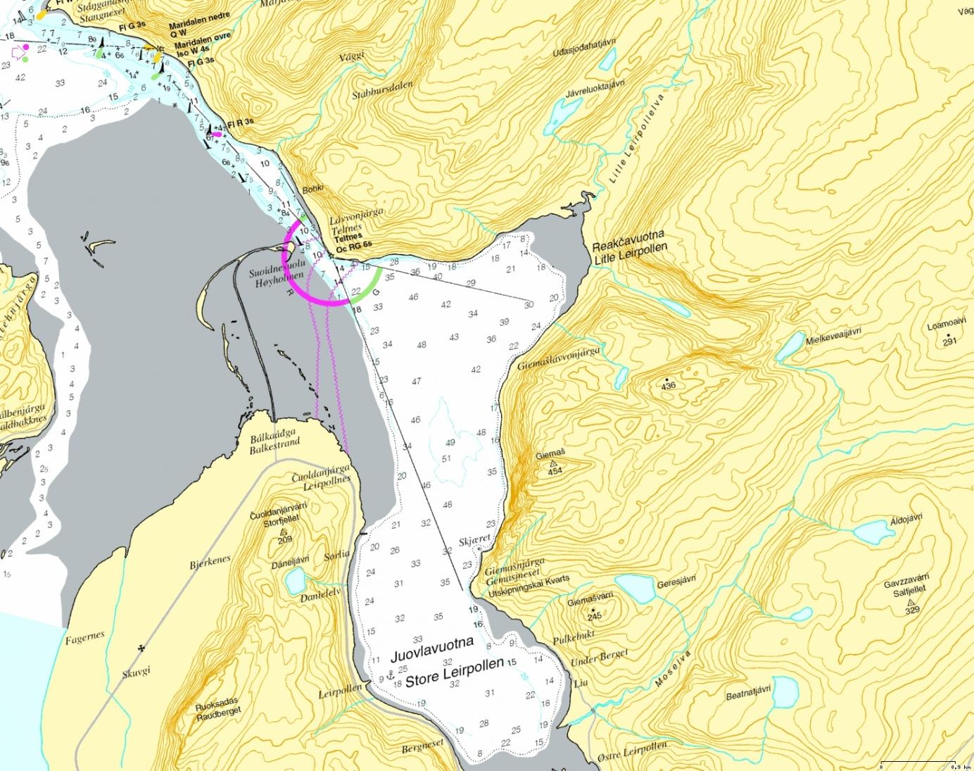 Farledstiltak Finnmark Utdyping innseiling til Leirpollen