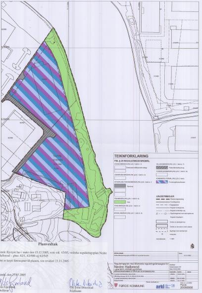 VEDLEGG 3 Reguleringsplan for Nedre Halbrend, vedteken 15.