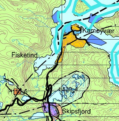 5 3 EKSISTERENDE PLANER I OMRÅDET 3.1 Kommuneplanens arealdel Kommuneplanens arealdel angir overordnede føringer for kommunens arealbruk.