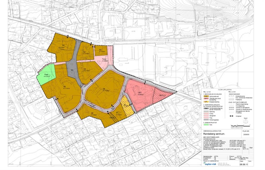 Områderegulering for Randaberg sentrum Dagens situasjon: ca. 50 bedrifter -> ca. 500 ansatte Totalt BRA ca. 37.000 kvm: ca. 17.000 kvm bolig; ca. 155 BE ca. 20.