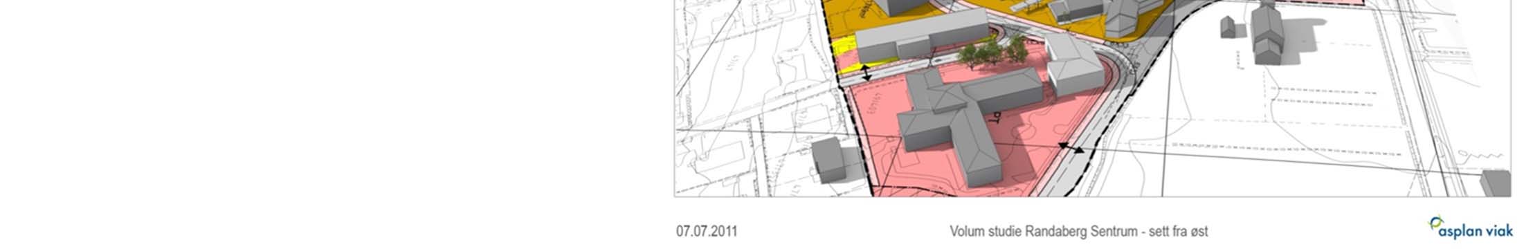 Områderegulering for Randaberg sentrum Volumskisser I dag: 17.000 kvm bolig 20.