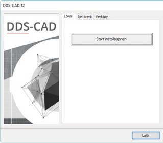 3. Lokal installasjon oppdater eksisterende DDS-CAD 12 versjon 3.1 Starte installasjonen Klikk på linken i den tilsendte mailen for å starte nedlastning av DDS-CAD 12.