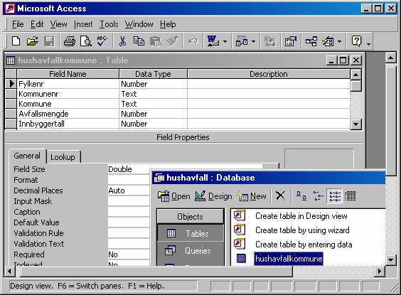 Fylke {subset} 03 fylkenavn Østfold Akershus Oslo 0 11 Vestby Eksempel på join SQL-kommandoen på forrige lysark 1159 Oppretting av relasjonsdatabase med SQL CREATE TABLE ( Fylkenr CHAR(2) NOT NULL,