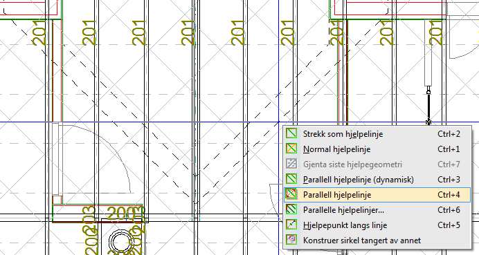 17.02.13 Kapittel 4... 13 DDS-CAD Konstruksjon innføring i versjon 7 Takplan Sjekk at høyde er 198.
