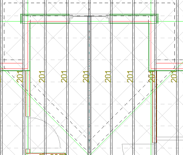 14... Kapittel 4 17.02.13 Takplan DDS-CAD Konstruksjon innføring i versjon 7 Klikk på Velg side og klikk på undersiden av taklinjen (der hjelpelinjen skal ligge).