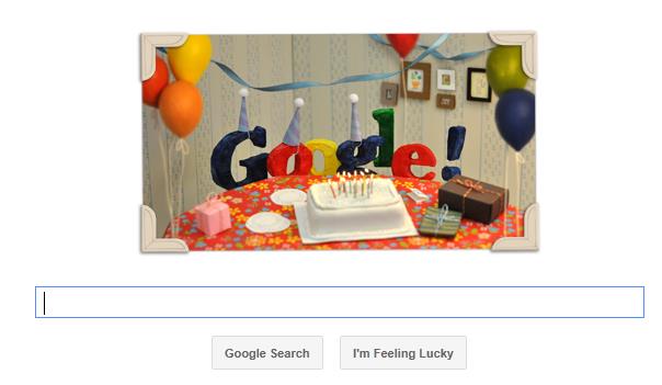 Google feiret 15 år