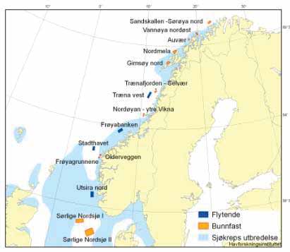 Sjøkreps (Nephrops norvegicus ) Fakta om bestanden Sjøkreps finnes i Middelhavet og i Norøst-Atlanteren, fra Marokko til Lofoten, og rundt Island og Storbritannia.