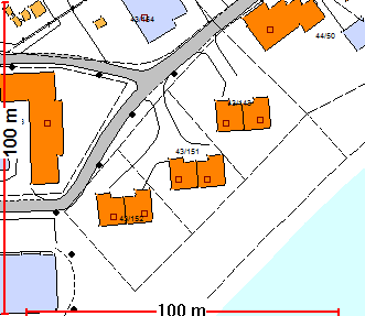 VEDLEGG 2 Kartutsnitt som viser kommunal bygningsmasse. Administrasjonsbygget Svalivegen 2 Helsesenteret inkl. sykeheim, Laksvoll (12 leiligheter) Ferjemannsvegen 10 A 10 L.