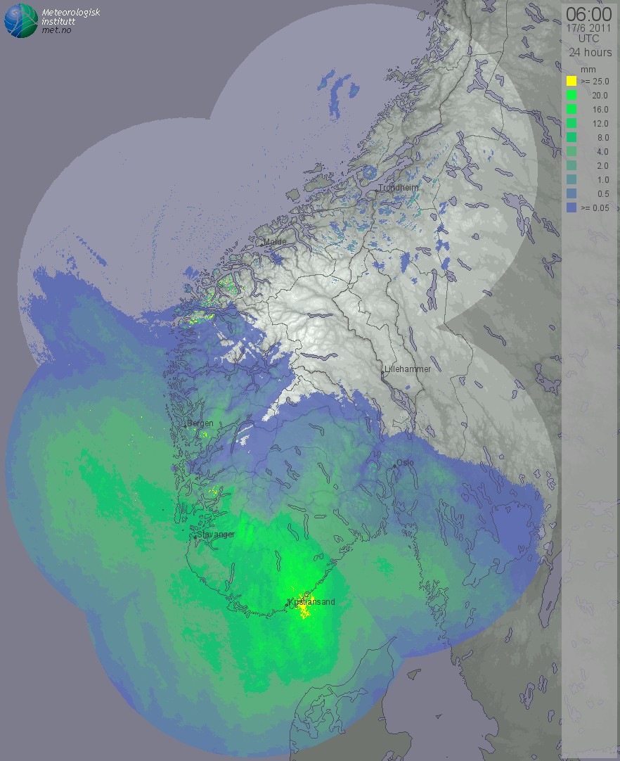 Frontalnebør (24h 16/17 juni) Landvik 55mm