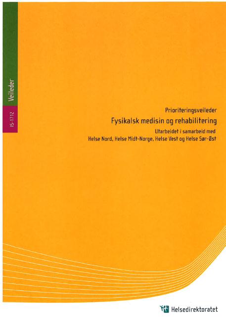 Rettighetstildeling på rehabiliteringsområdet Rettighetstildelingen innen