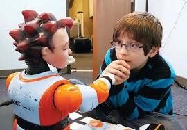 Roboter Utviklet for trening av språk og sosial atferd, f.eks.