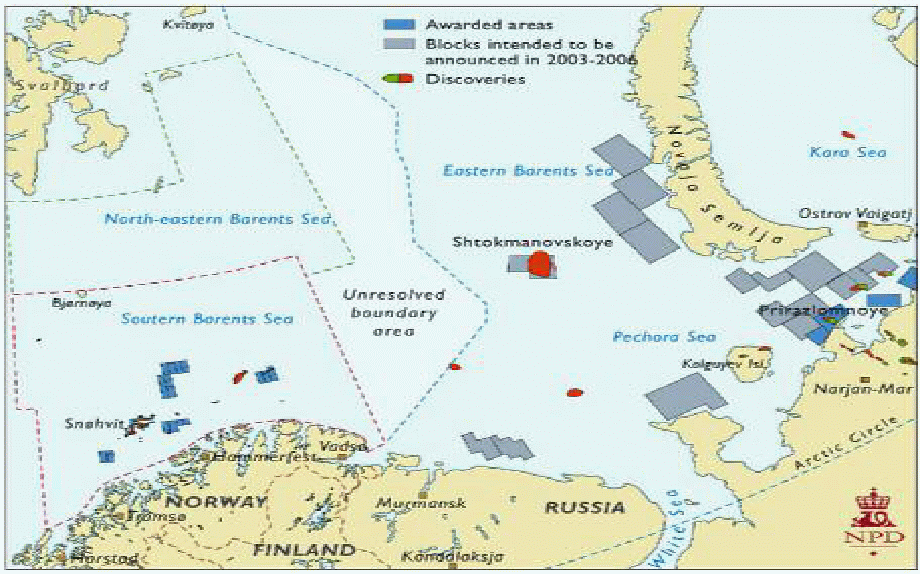 Utviklingen i Barentshavet Petroleumsaktivitet Exploration