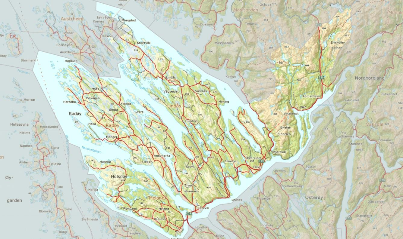 «Nordhordland kommune» Forhandlingsutvalet til Lindås, Meland og Radøy