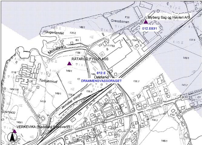 1 5 Lokalitetsinfrmasjon Fylke Oppland Kommune Jevnaker Lokalitetsnr 0532011 Lokalitetsnavn Blyberg Sag og Høvleri A/S Nedbørfelt 012.