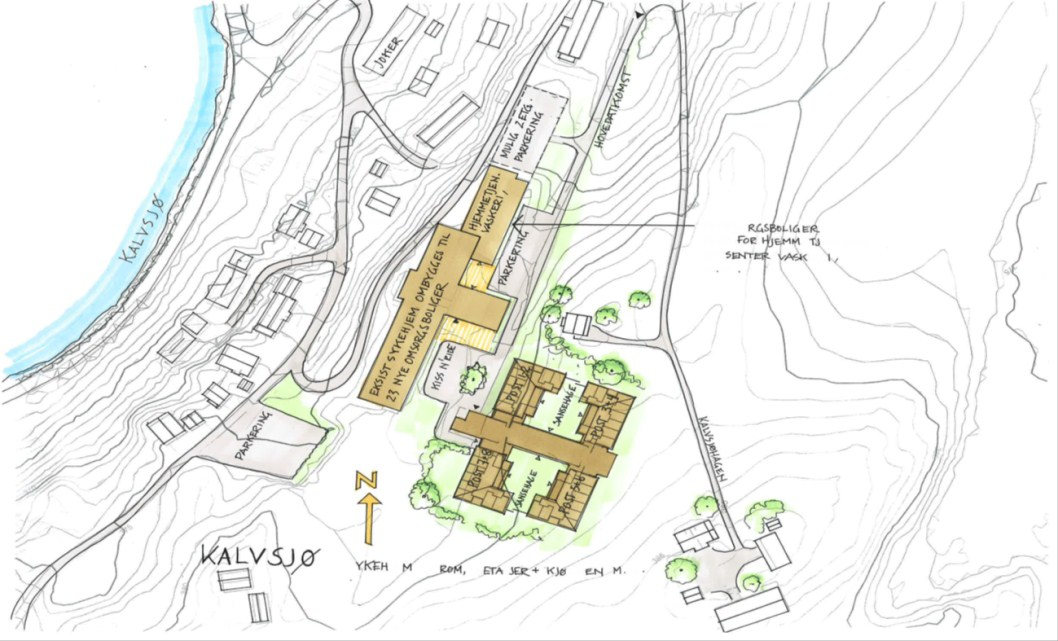 Situasjon Planstatus Arealet er ikke regulert, og er i kommuneplan for Lunner 2013-2014 avsatt til eksisterende og fremtidig byggeområde for tjenesteyting.
