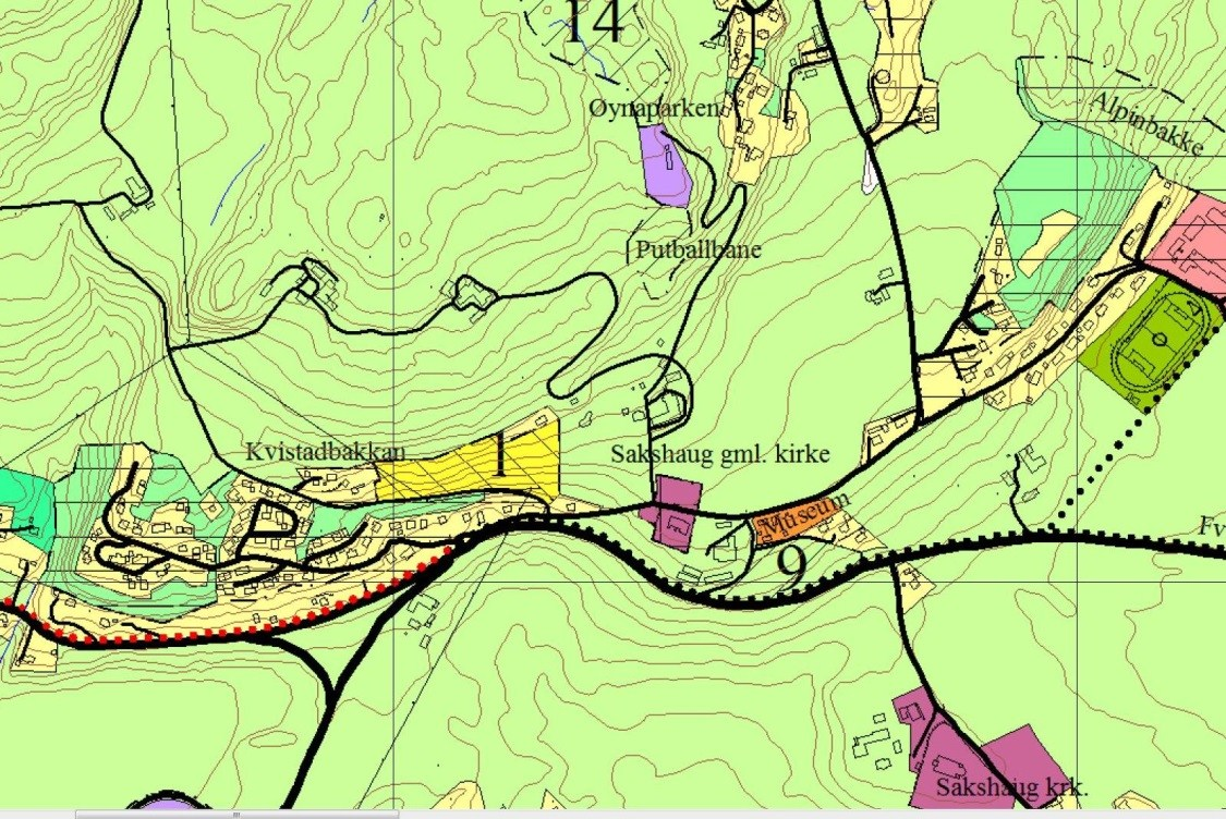 02. PLANSTATUS Det aktuelle området er i gjeldende kommunedelplan satt av til