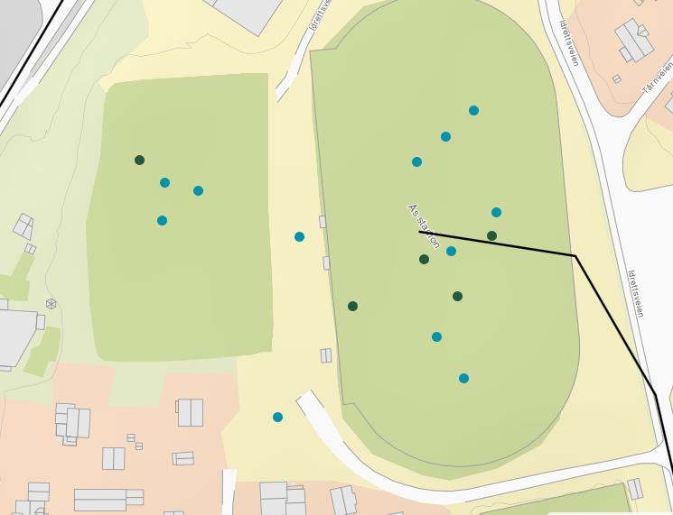 Ås stadion Ballspill (8) - det er stadion der kan man spille fotball - stor plass å spille på - Spiller fotball - her er det fint og spille fotball Liker/fint sted (8) - Jeg liker dette stedet