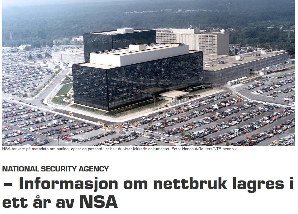 NSAs marina for informasjonsjakt Enorme mengder såkalte metadata havner i en database med kodenavn Marina.