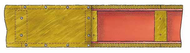 Passbit er kun nødvendig ved montering med Isover FireProtect Screw Festeskruer, plassering 40 mm Sveisestift 4-sidig brannpåvirkning 4-sidig brannpåvirkning 3-sidig brannpåvirkning 3-sidig