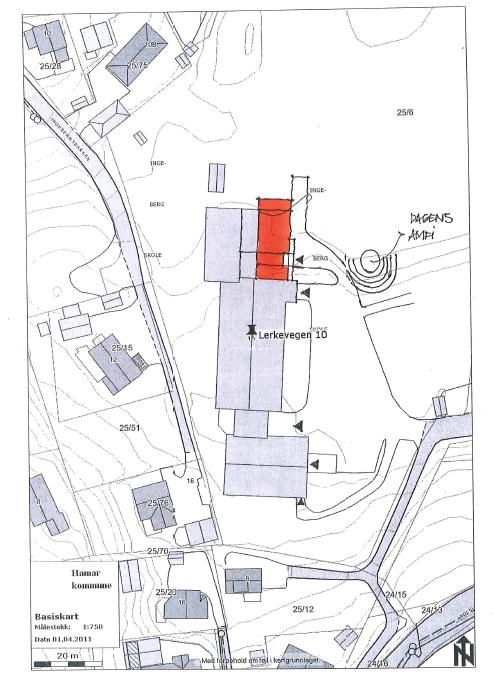 Figur 1: Planskisser av Ingeberg skole etter utbygging.