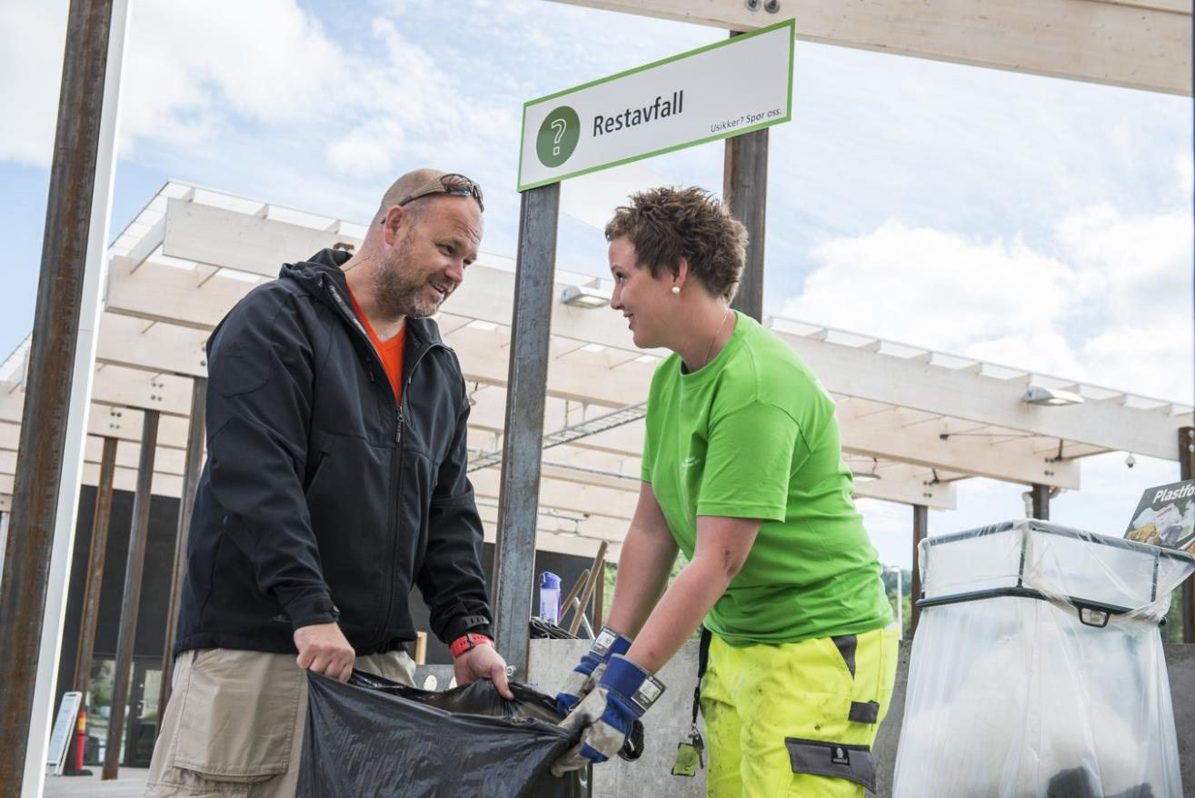 Bonussystem basert på restavfallsvolum Leverandøren får bonus etter hvor