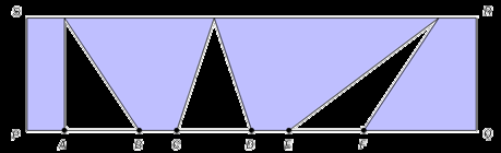 Oppgave 4 (2 poeng) Nettkode: E 4AZX Figuren ovenfor viser et rektangel P QRS.