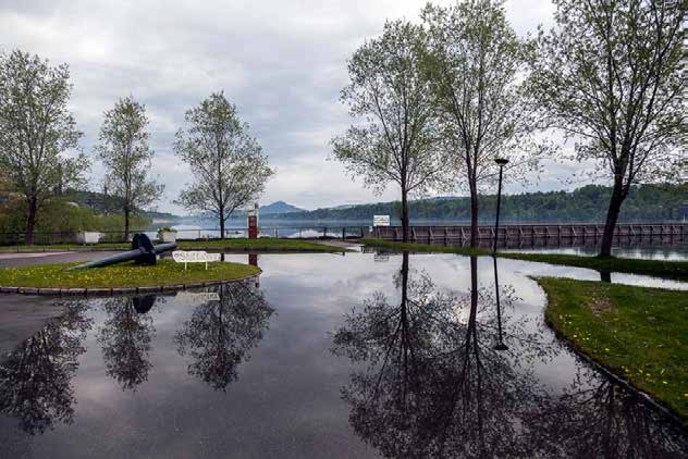 Miljøovervåking Registrering av fugl ved Vorma Våren 2013 Flom i Vorma. Skibladnerbrygga.