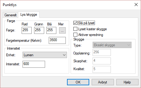 Lek med lys Sett inn punktlys der det er naturlig.