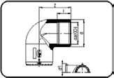 EL MUFFE EL BEND El-Muffe Vann: 10bar / Gass: 6bar Elektrosveis El-Bend 90 Vann: 10bar / Gass: 6bar Elektrosveis Varenr. Dim. Kode SDR Ant. L d d1 t Vekt Pris OD (mm) kart.