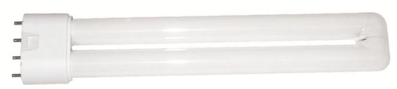 KOMPAKTLYSRØR, LYNX-S 2-PIN U-formet rør og 2-stifters sokkel med integrert tenner og kondensator. Fremragende fargegjengivelse - Ra85/Klasse 1B Til bruk med magnetisk forkobling.