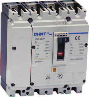 EFFEKTBRYTERE, CHINT Termomagnetiske effektbrytere (20-250A) EN 60947 Termomagnetiske vern, lcu=50ka/400v Innstillbar 0,8-1 *ln Varenr Betegnelse Type Pakning Salgs 3-pol 4505703 125S, 32A