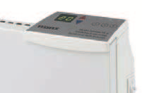 PANELOVNER 230V Adax ovner med elektronisk termostat og SparePlugg gir nøyaktig temperaturregulering og automatisk senkning.