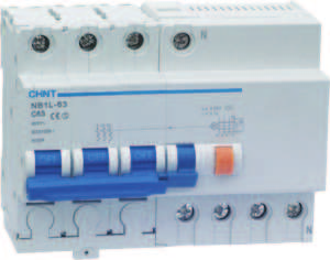 JORDFEILAUTOMATER 1-POL+N 2-MODUL CHINT 10kA 30mA. A-type jordfeildel. Man kan fysisk se om utkobling skyldes jordfeil eller kortslutning/overlast.