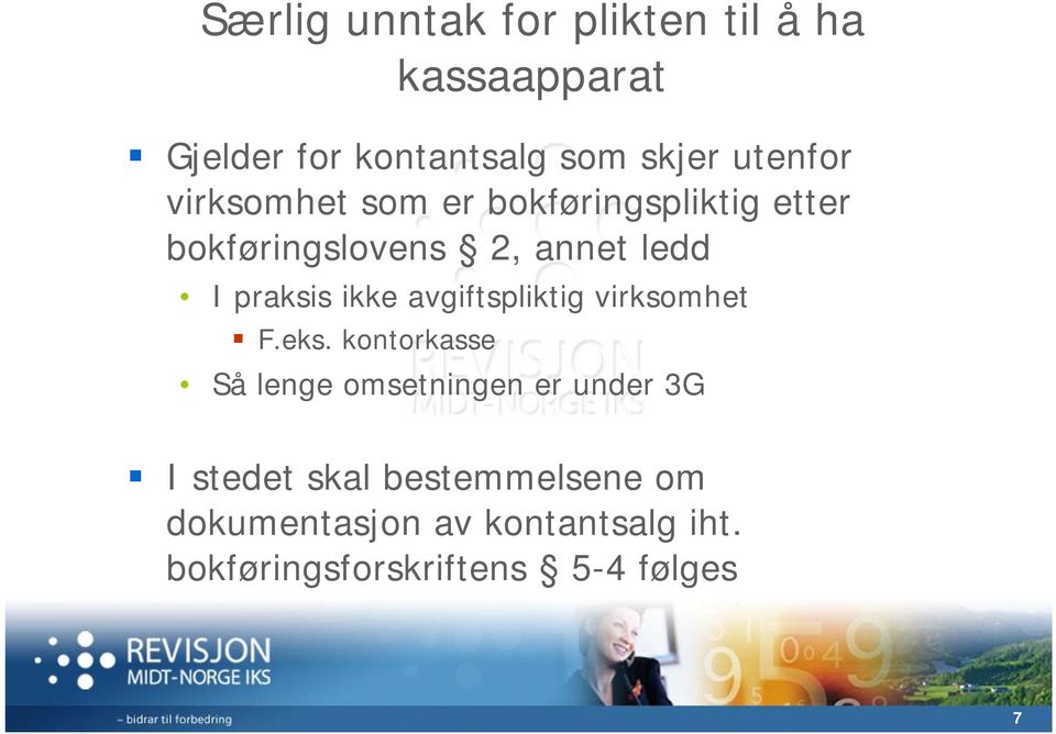 praksis ikke avgiftspliktig virksomhet F.eks.