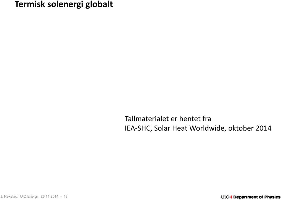 SHC, Solar Heat Worldwide,