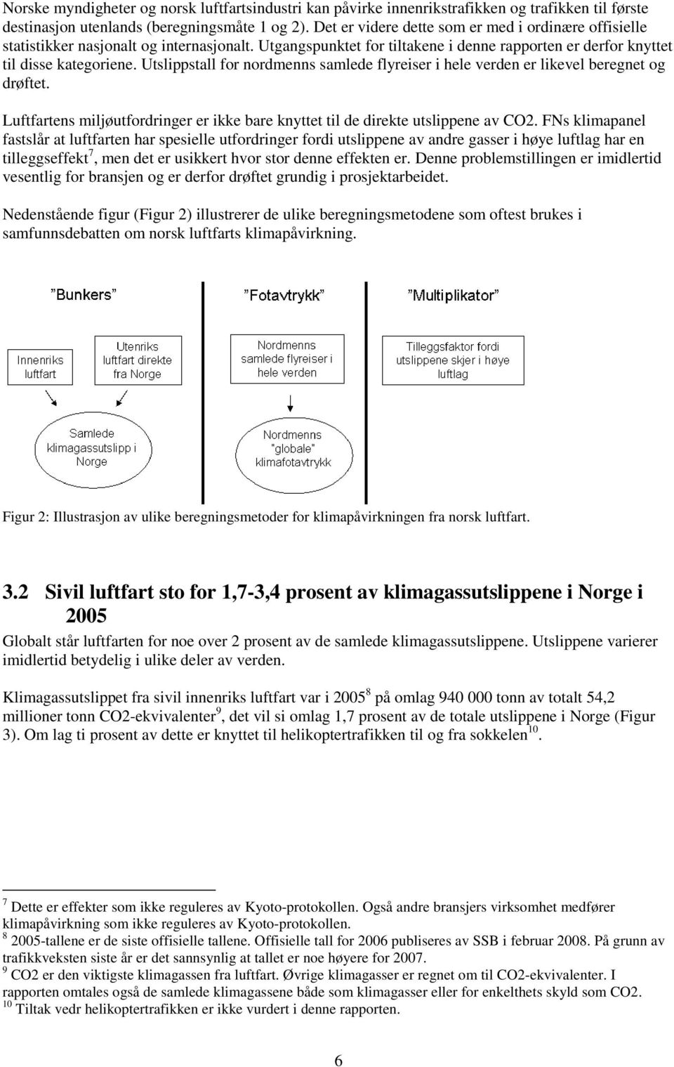 Utslippstall for nordmenns samlede flyreiser i hele verden er likevel beregnet og drøftet. Luftfartens miljøutfordringer er ikke bare knyttet til de direkte utslippene av CO2.